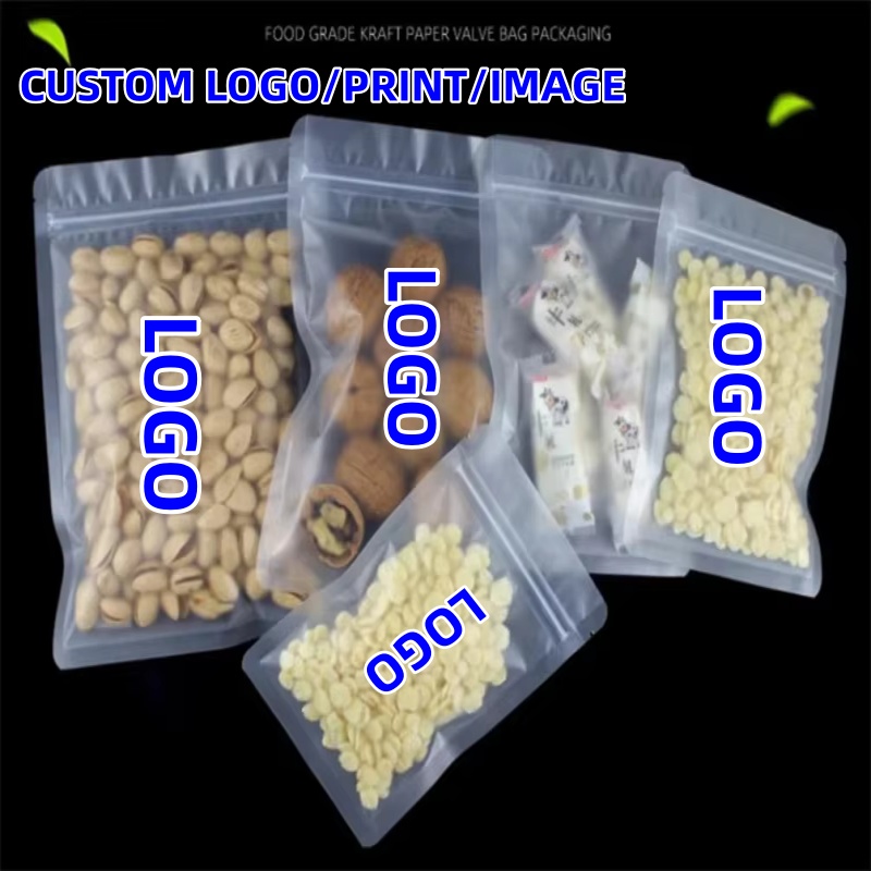 Food Storage Bags Zip Lock Pouch - 100 sacs à fermeture éclair en