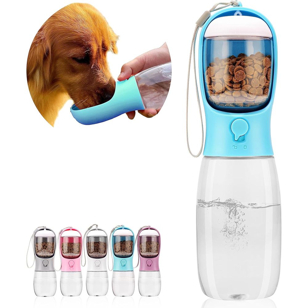 Food Storage Essentials - Bouteille d'eau pour chien avec récipient
