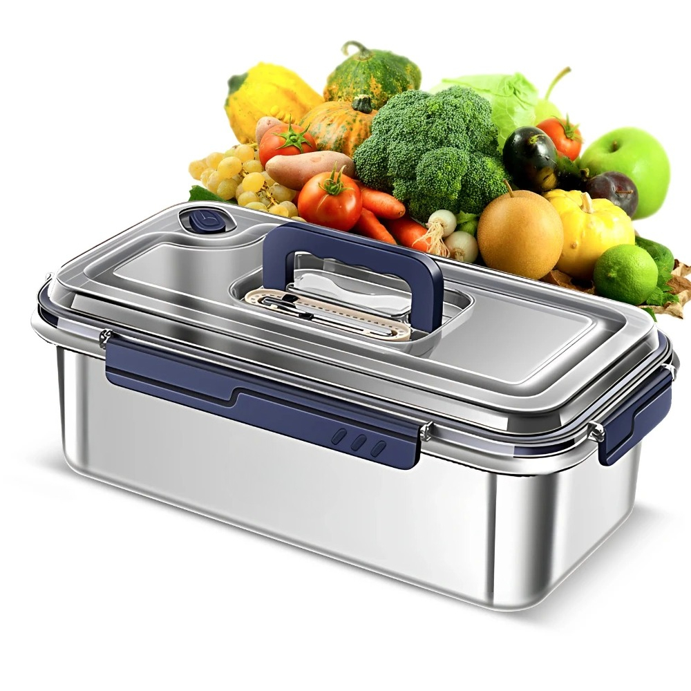 Food Storage Box Large - Récipient de stockage des aliments hermétique,