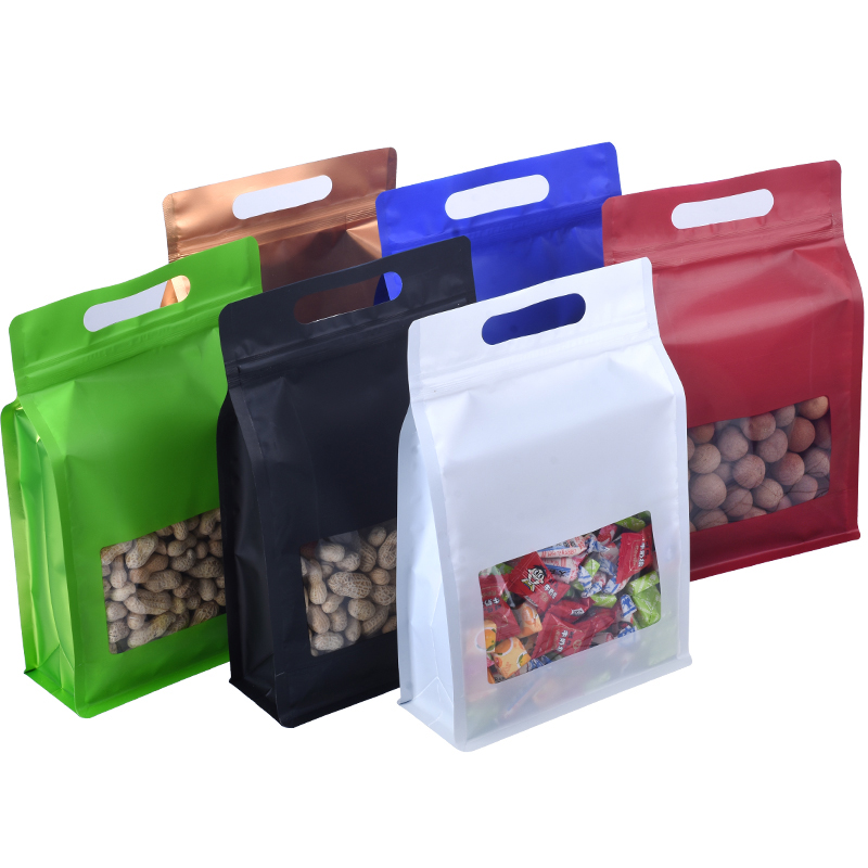 Food Storage Bags Zip Lock Pouch - Pochettes debout Laser couleur, sac d'emballage