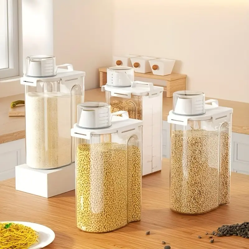 Food Storage No Pantry - Lot de 4 contenants hermétiques de