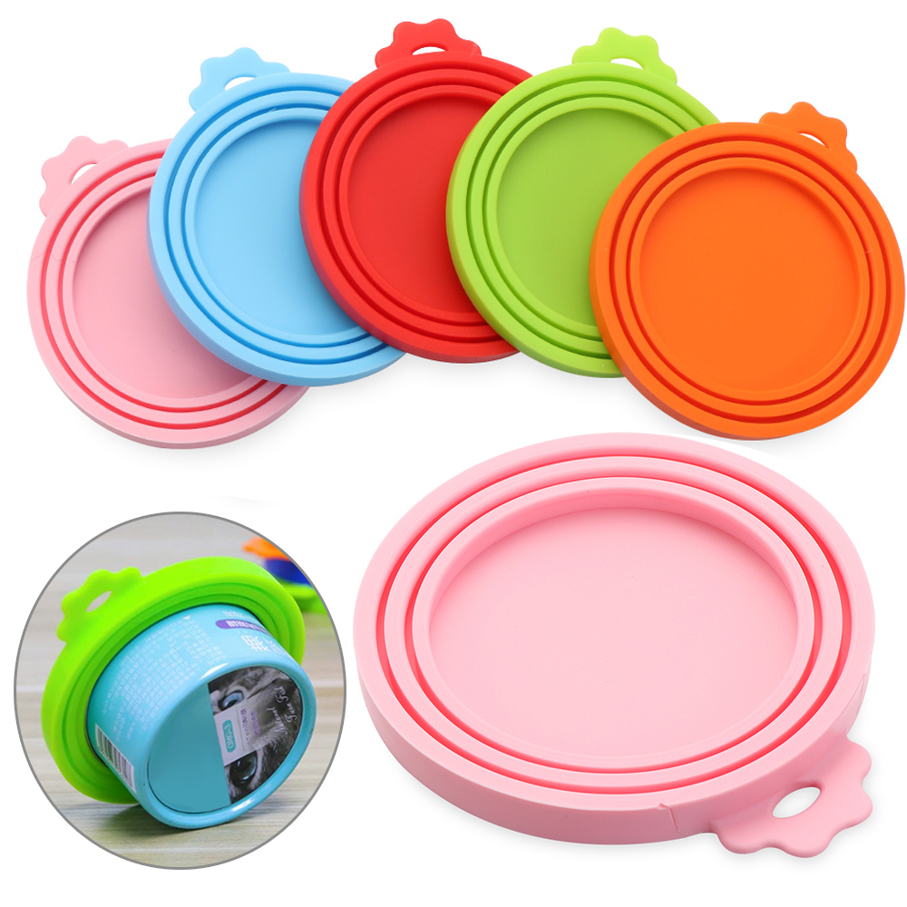 Food Storage Keep Hot - Couvercle de canette en silicone coloré