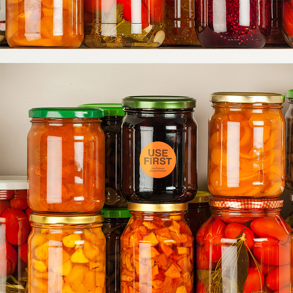 Food Storage For Restaurant - 4 rouleaux d'étiquettes de contrôle des
