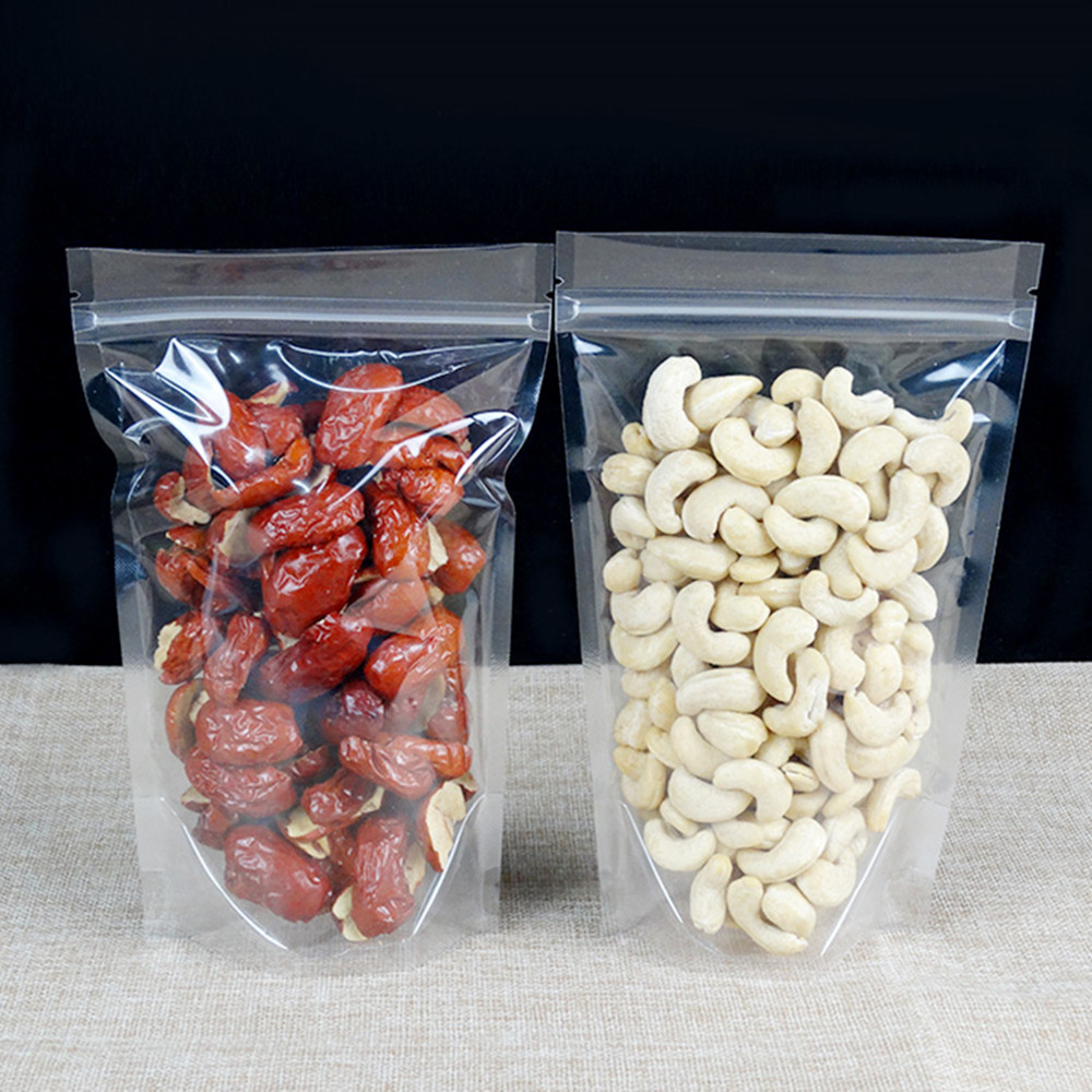 Food Storage Bags Zip Lock Pouch - Sacs en Poly transparent à fermeture