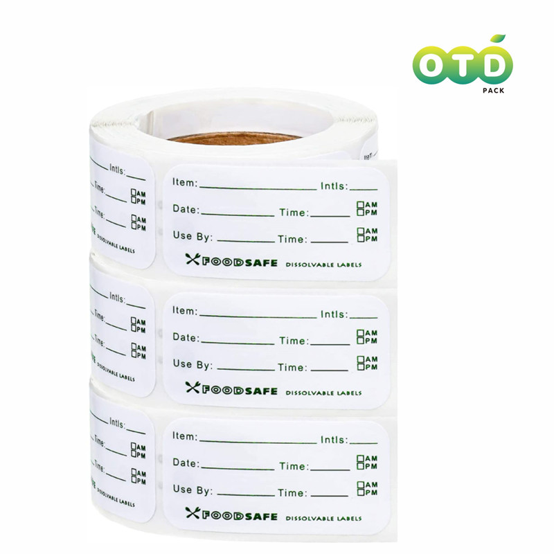 Food Storage For Restaurant - Étiquettes adhésives amovibles pour stockage des