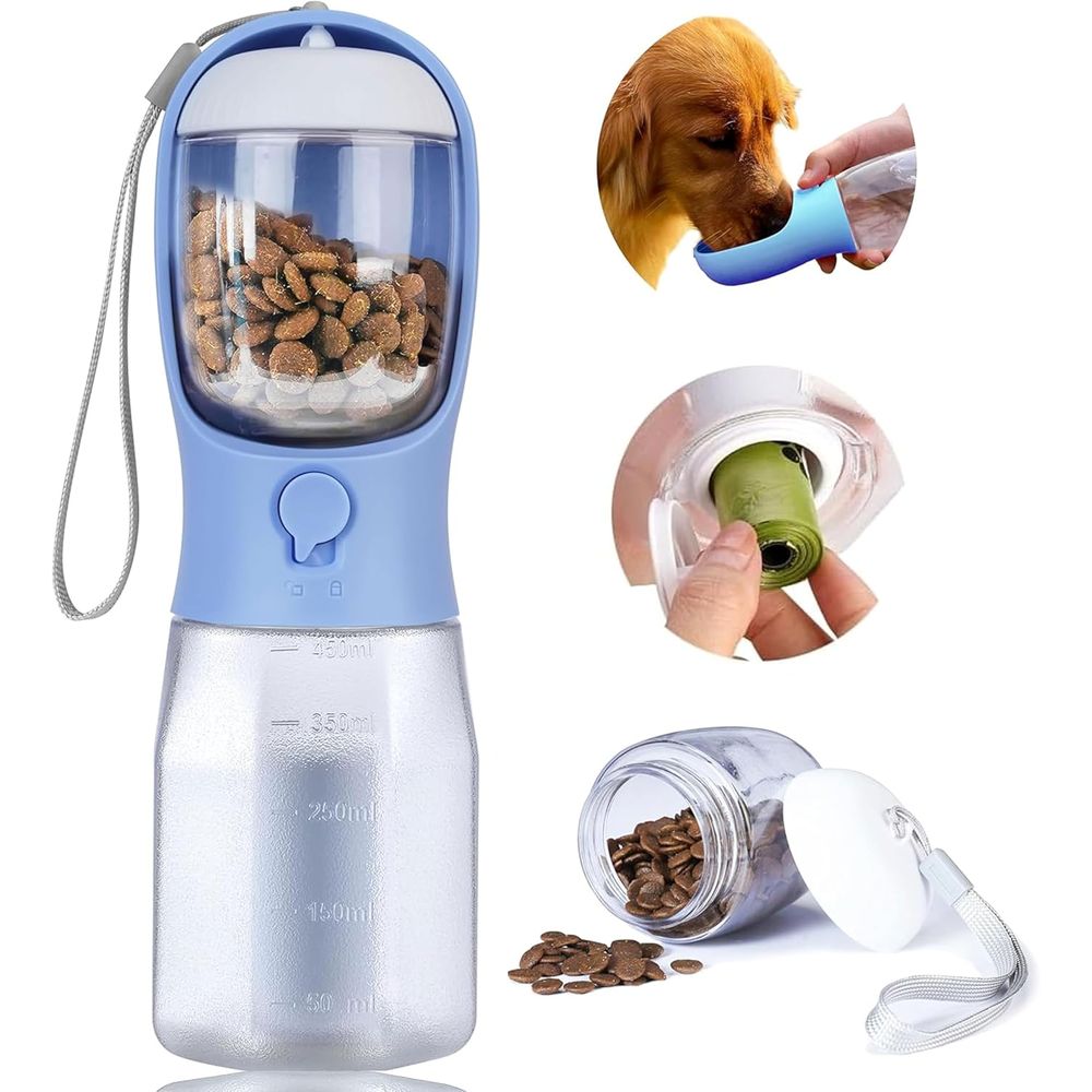 Food Storage Essentials - Bouteille d'eau pour chien avec récipient