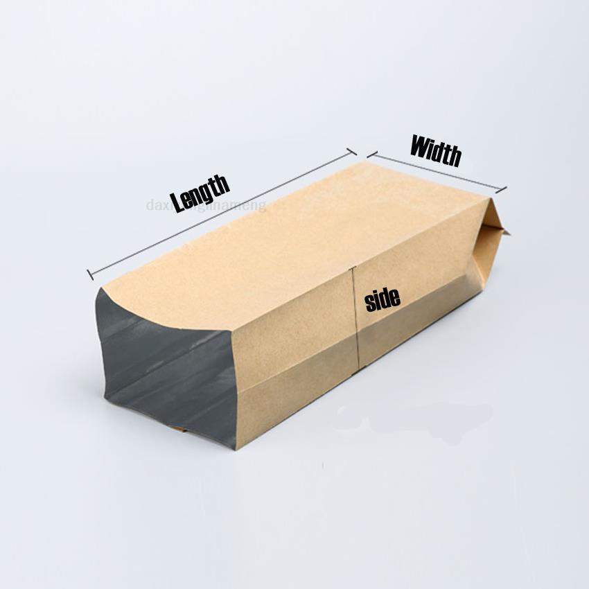 Zebra Food Storage - Sachets d'orgue en papier kraft, capacité