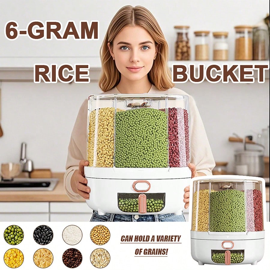 6-Grid 360 °   Distributeur de - Food Storage No Pantry avis et prix