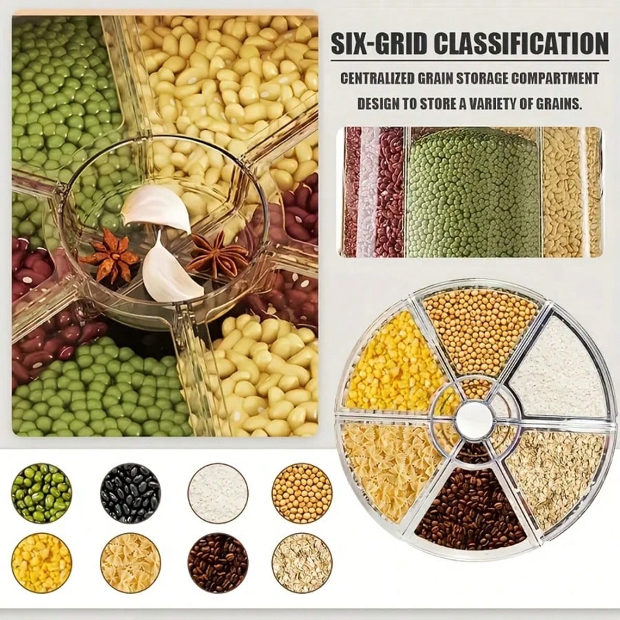 6-Grid 360 °   Distributeur de - Food Storage No Pantry avis et prix