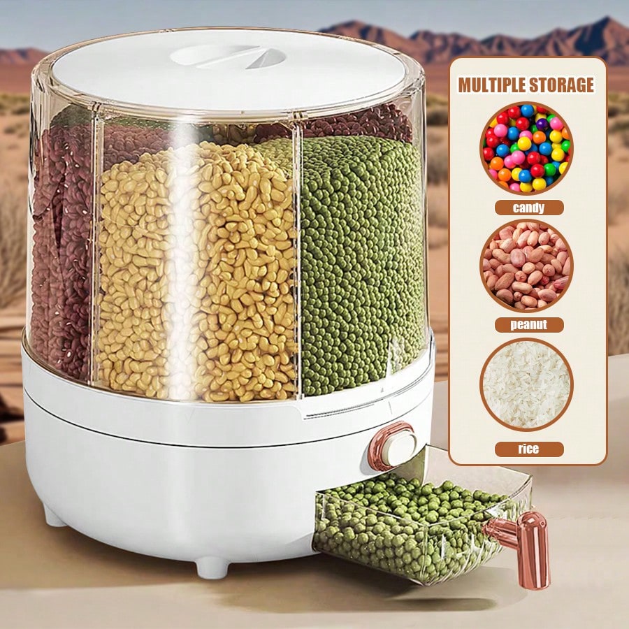 6-Grid 360 °   Distributeur de - Food Storage No Pantry avis et prix