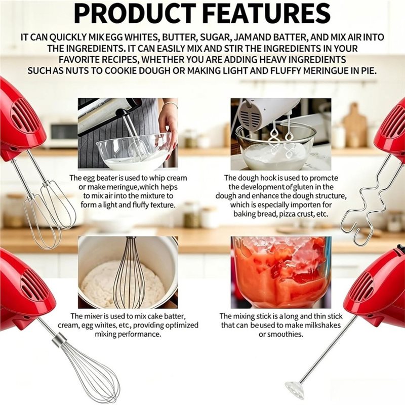 【Abordable】 Ensemble d'accesso - Kitchenaid Mixer Hand Mixer avis et prix