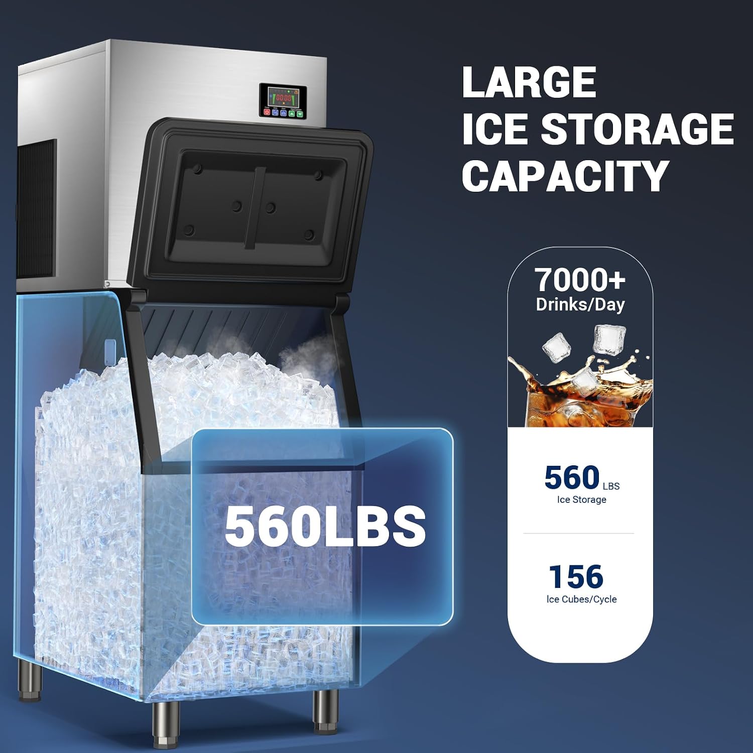 Machine à glaçons commerciale  - Food Storage For Restaurant avis et prix