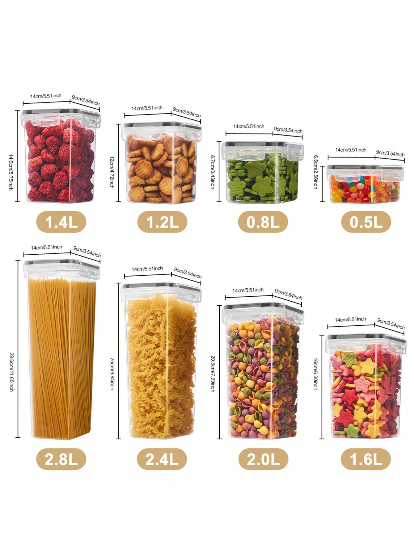 48 récipients hermétiques pour - Food Storage No Pantry avis et prix
