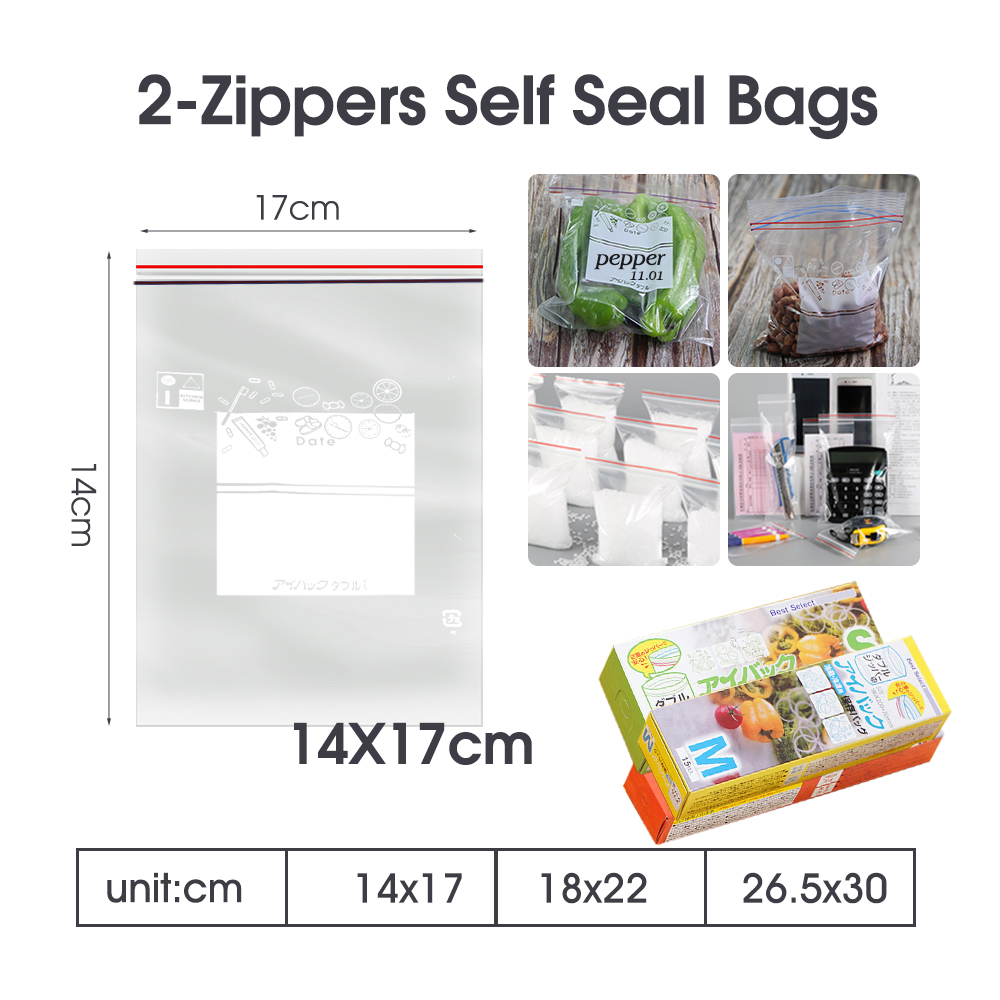 Sacs refermables à fermeture é - Food Storage Bags Zip Lock Pouch avis et prix
