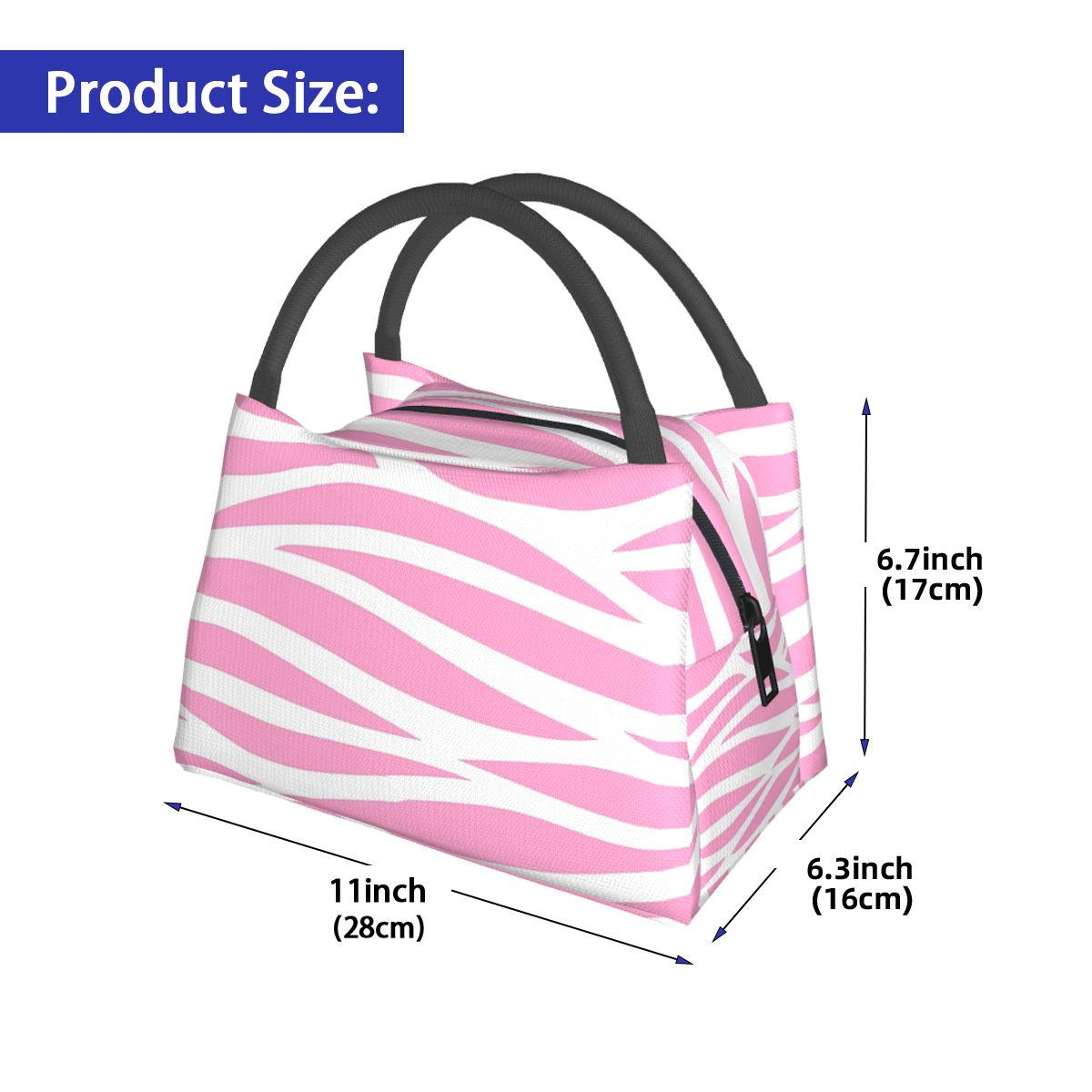 Sac à déjeuner à rayures zébré - Zebra Food Storage avis et prix