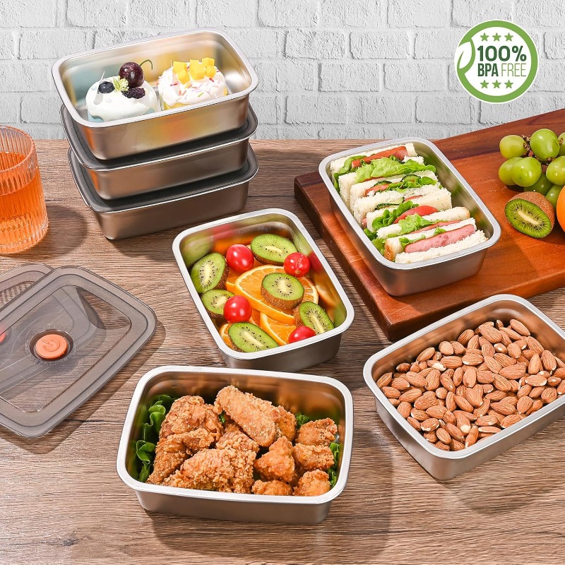 Boîte à bento en acier inoxyda - Food Storage Box Large avis et prix
