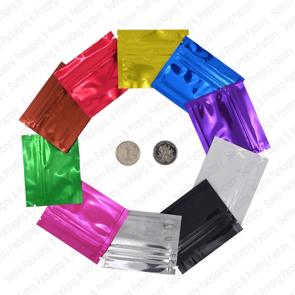 Sacs en aluminium colorés à fe - Food Storage Bags Zip Lock Pouch avis et prix