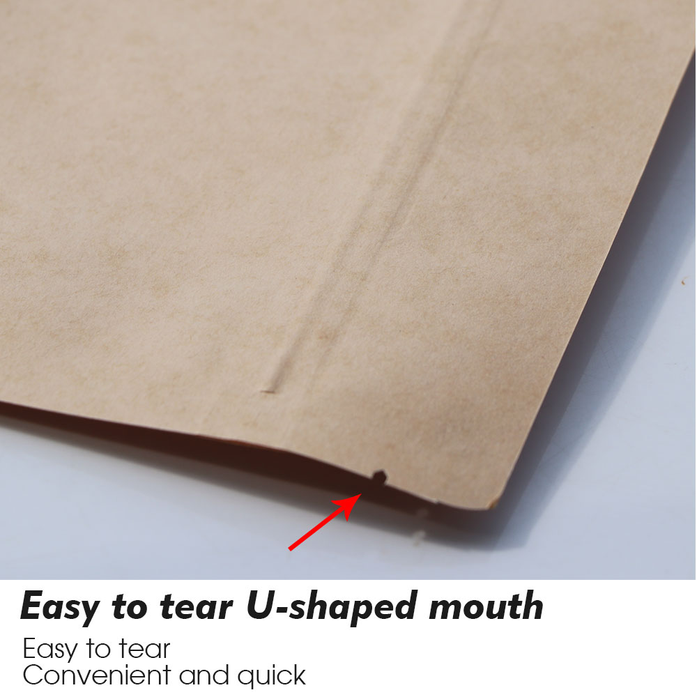 Sacs en Papier Kraft à Fermetu - Food Storage Bags Zip Lock Pouch avis et prix