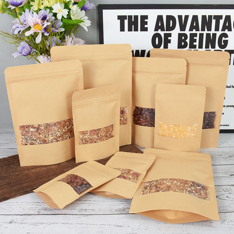Sacs en papier Kraft à fermetu - Food Storage Bags Zip Lock Pouch avis et prix