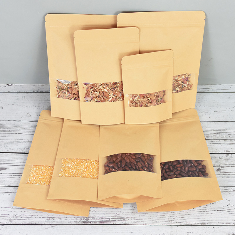 Sacs en papier Kraft à fermetu - Food Storage Bags Zip Lock Pouch avis et prix