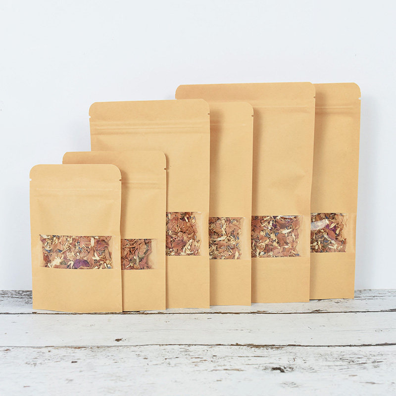 Sacs en papier Kraft à fermetu - Food Storage Bags Zip Lock Pouch avis et prix