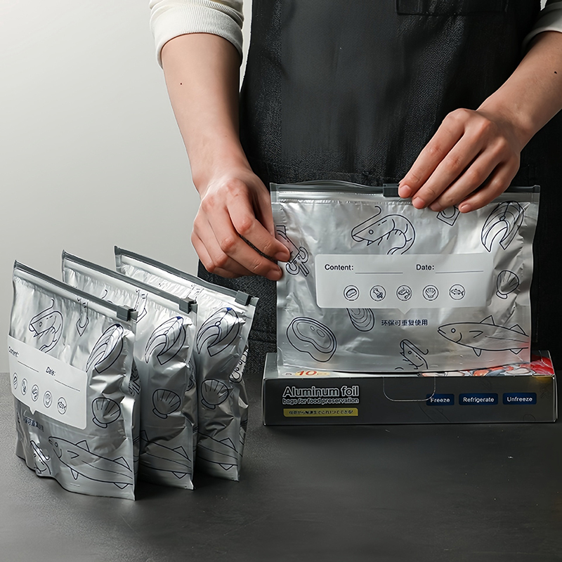 Sac de 10 grands sacs de conse - Food Storage Bags Zip Lock Pouch avis et prix