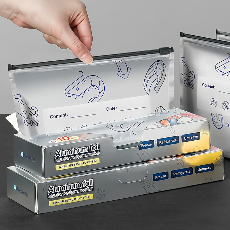 Sac de 10 grands sacs de conse - Food Storage Bags Zip Lock Pouch avis et prix