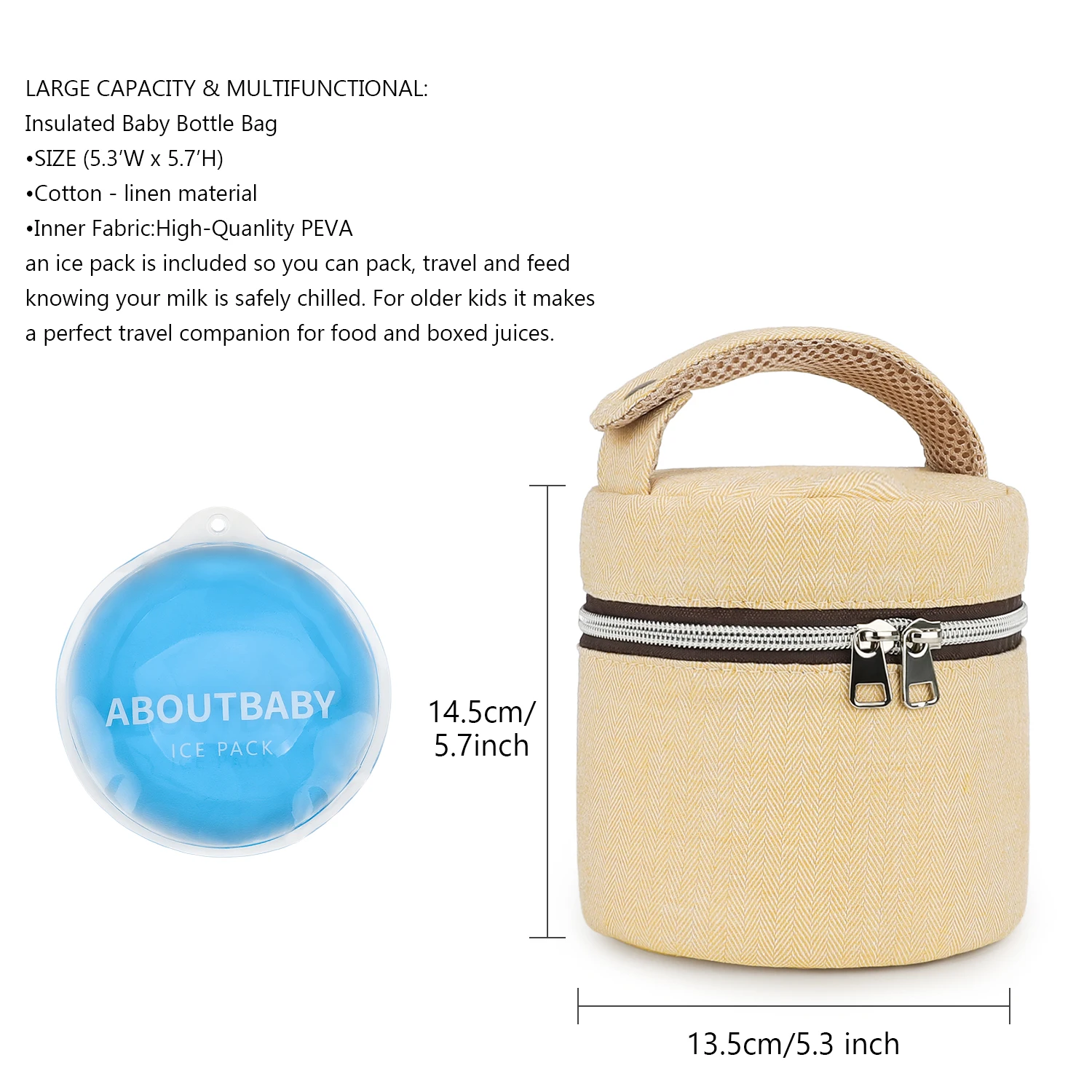 Sac à biberons imperméable à t - Food Storage 1 Year avis et prix